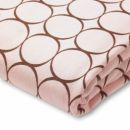 Простынь на резинке SwaddleDesigns зеленые колечки